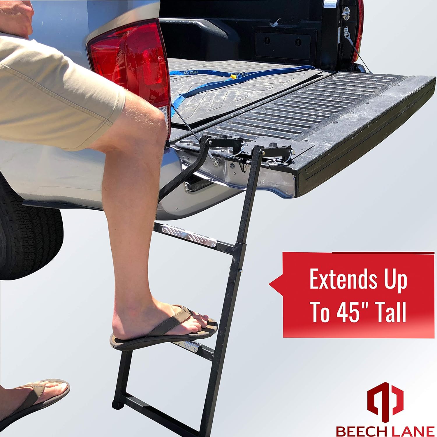 Beech Lane Tailgate Ladder - Universal Fit Durable Easy Install
